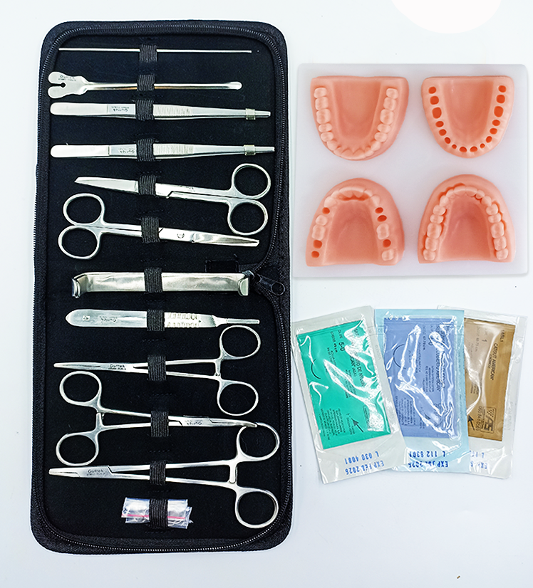 Kit con pad de sutura bucal, estuche de disección y 3 suturas (diferen –  Distribuidora Sta María
