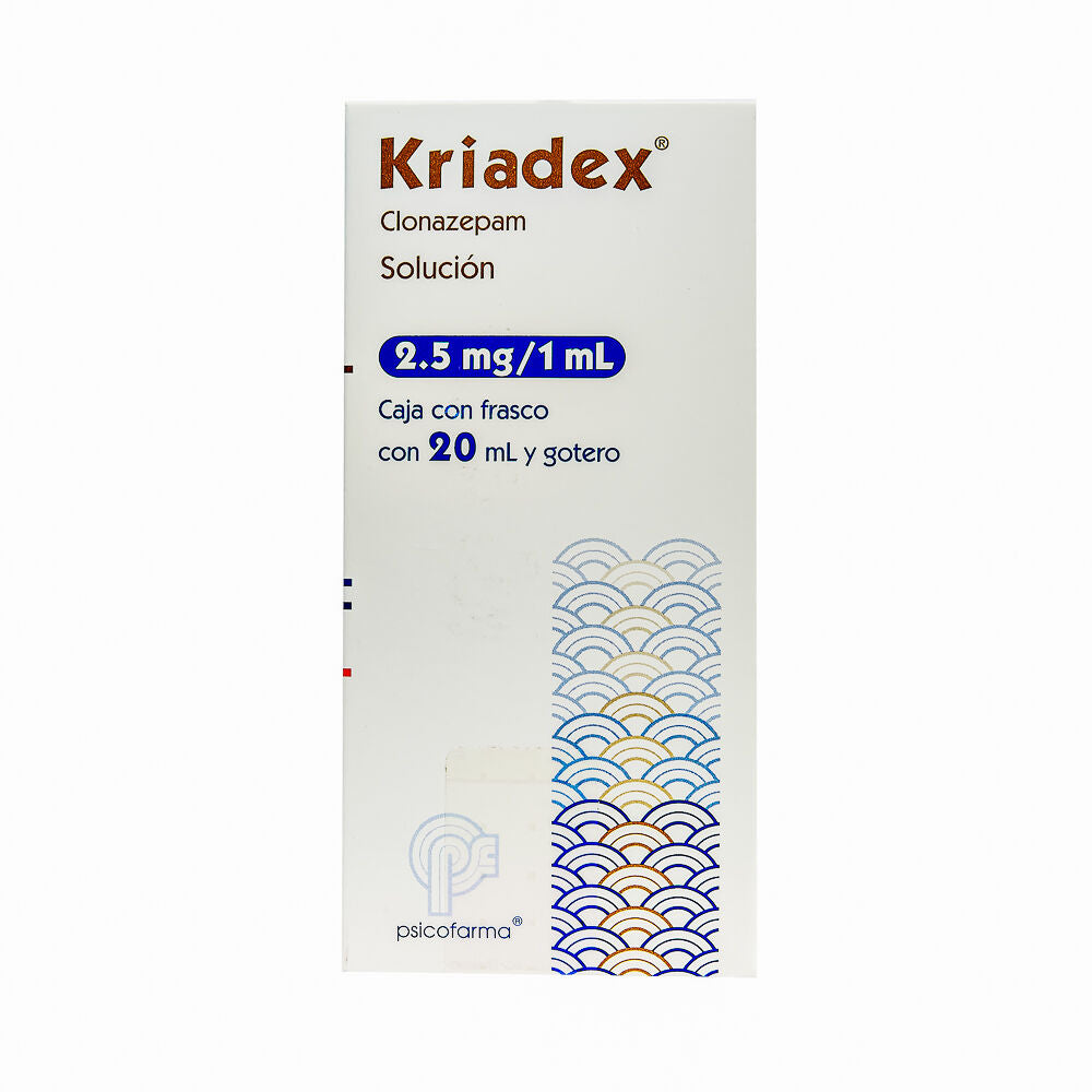 Kiadrex (Clonazepam) 2.5mg/1mL
