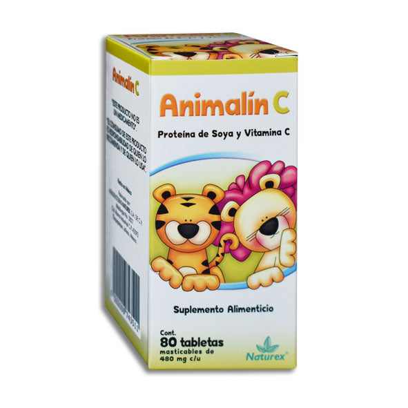 Proteína De Soya Y Vitamina C Para Niños 80 Tab Masticables