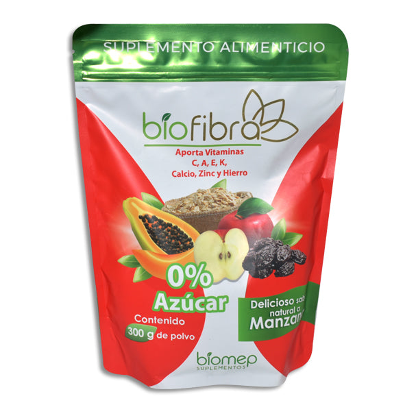 BIO FIBRA MANZANA 1 BOLSA 300 G