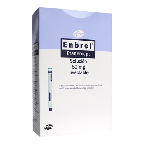 Enbrel ( Etanercept ) 50 mg Caja C/ 2 Pluma Prellenada