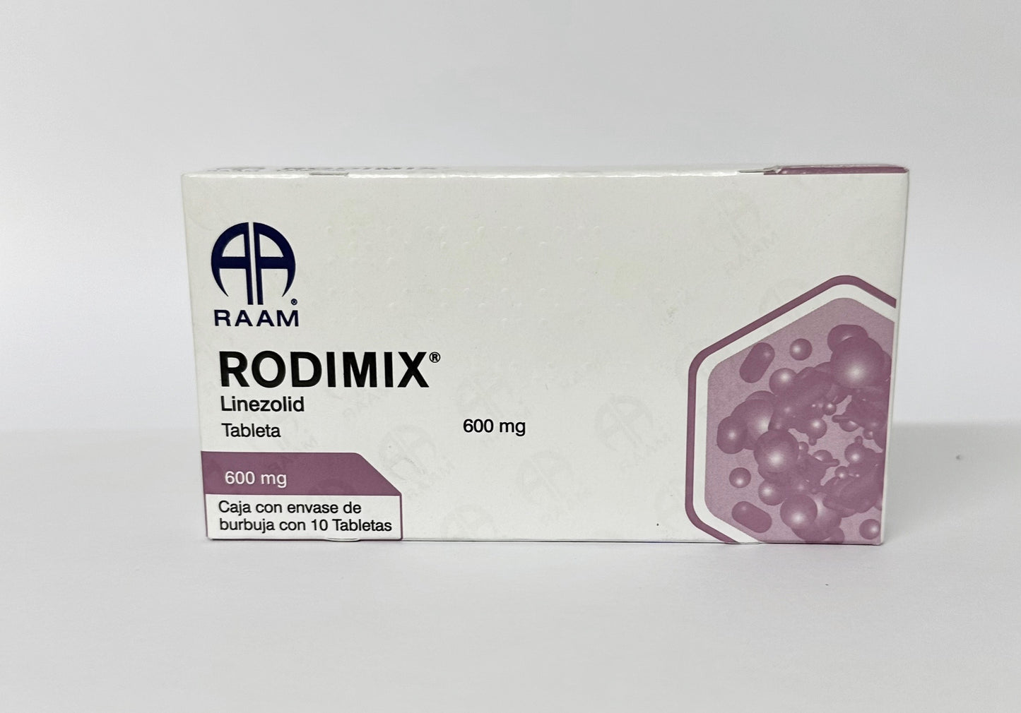 RODIMIX ( LINEZOLID ) 600 MG CON 10 TABLETAS LAB RAAM