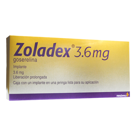 Zoladex 3.6 mg Caja Con 1 Implante En 1 Jeringa ( Goserelina )