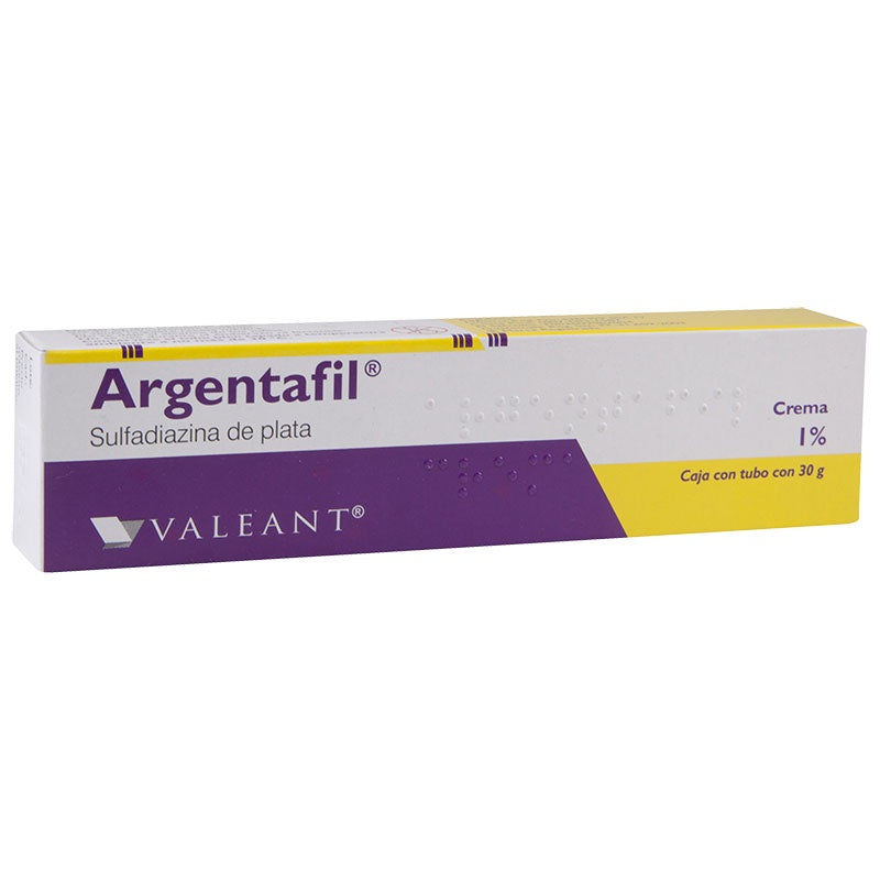 Argentafil (Sulfadiazina de plata) Crema 1% 30g