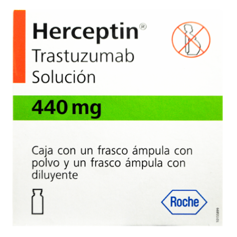 Herceptin 440 mg Caja C/1 frasco ámpula C/ 5 ml ( Trastuzumab )