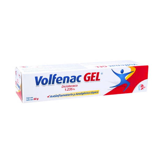 Volfenac Gel (Diclofenaco) 1.235% Cja tubo 60g