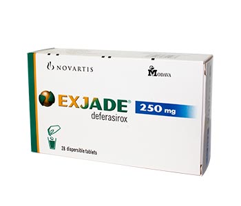 Exjade 28 tabs 250mg