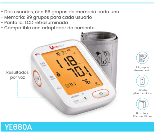 Baumanómetro de brazo