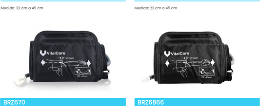 Repuesto de brazalete para baumanómetro YE620B / YE660B / YE650A / YE670A / YE680A