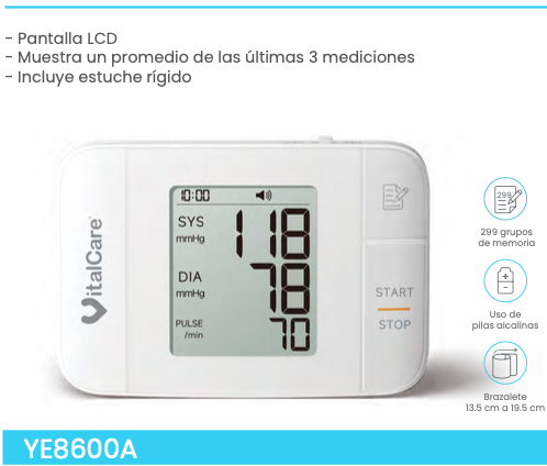 Baumanómetro digital de muñeca
