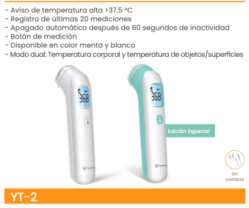 Termómetro infrarrojo para temperatura corporal
