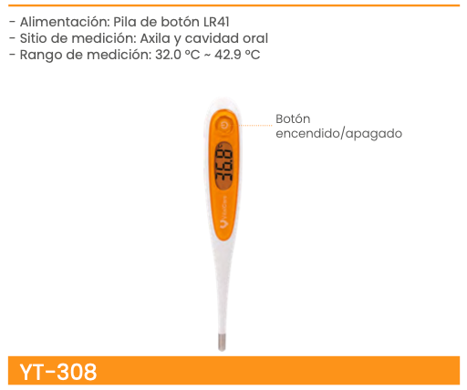 Termómetro digital flexible