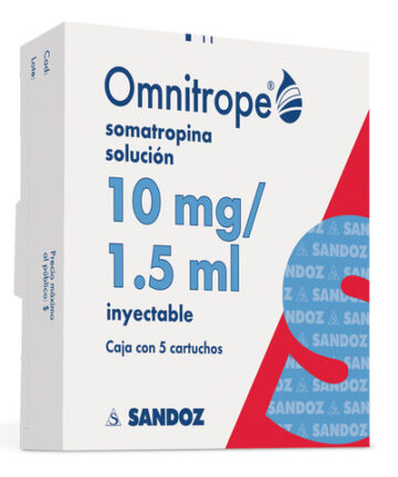 Omnitrope 10 mg / 1.5 ml 1 cartucho 30ui