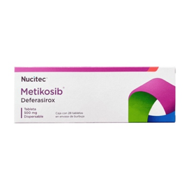 DEFERASIROX METIKOSIB 500 MG C/28 TABS.