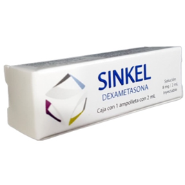 DEXAMETASONA SINKEL  8 MG /2ML C/1 AMP