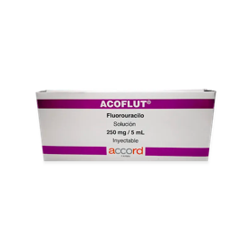 FLUOROURACILO ACOFLUT 250 MG/ 5ML CAJA C