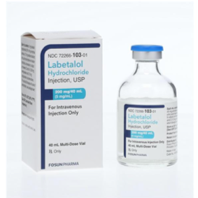 LABETALOL 200MG/40ML INYEC