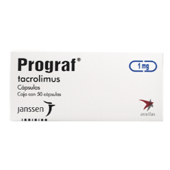 TACROLIMUS, PROGRAF 1MG C/50 CAPS, ASTELLAS – Distribuidora Sta María