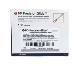 AGUJA HIPODÉRMICA BD PRECISION GLIDE C/100