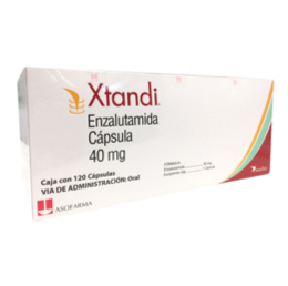 ENZALUTAMIDA XTANDI 40 MG C/120 CAPS.