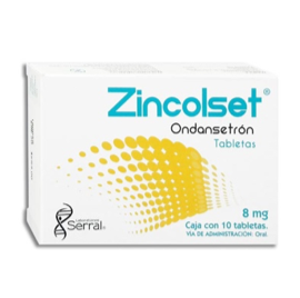 ONDANSETRON ZINCOLSET 8 MG C/10 TABS