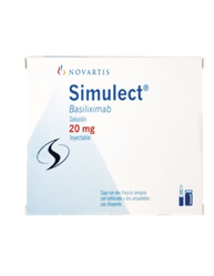 BASILIXIMAB SIMULECT 20 MG SOL INYECT