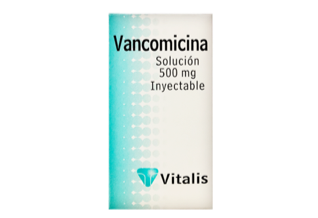 VANCOMICINA 500 MG/10 ML SOL INY C/1 FCO