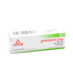 GENTAMICINA 160 MG/2 ML C/1 AMP INYEC.