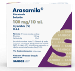 RITUXIMAB ARASAMILA 100MG/10ML SOL INYECT