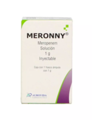 MEROPENEM MERENZ 1G C/1FCO INYECT.