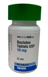 BACLOFEN 10 MG C/100 TABS