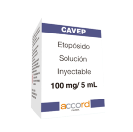 ETOPOSIDO CAVEP 100MG/ 5ML INYECT.