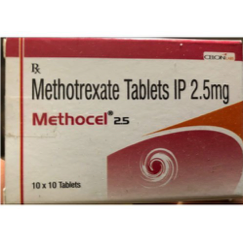 METOTREXATO METHOCEL IP 2.5 MG C/100 TABS.