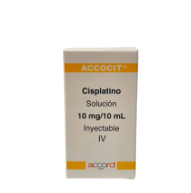 CISPLATINO ACCOCIT 10 MG/ 10 ML IV INYEC.