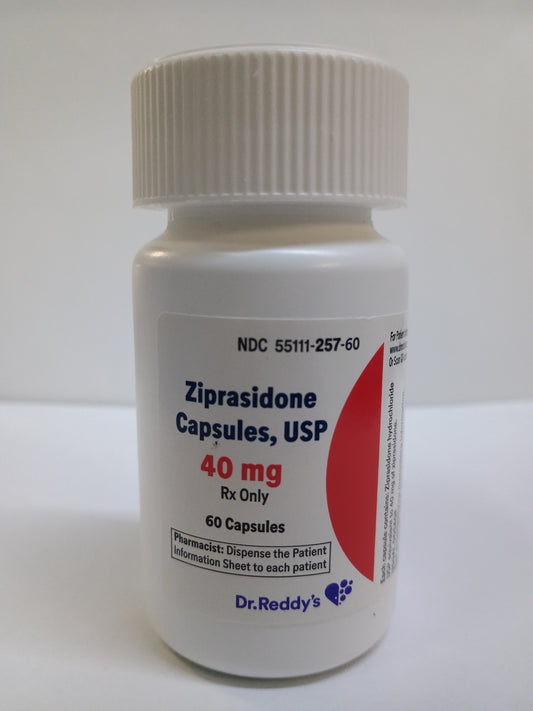 ZIPRASIDONE 40 MG