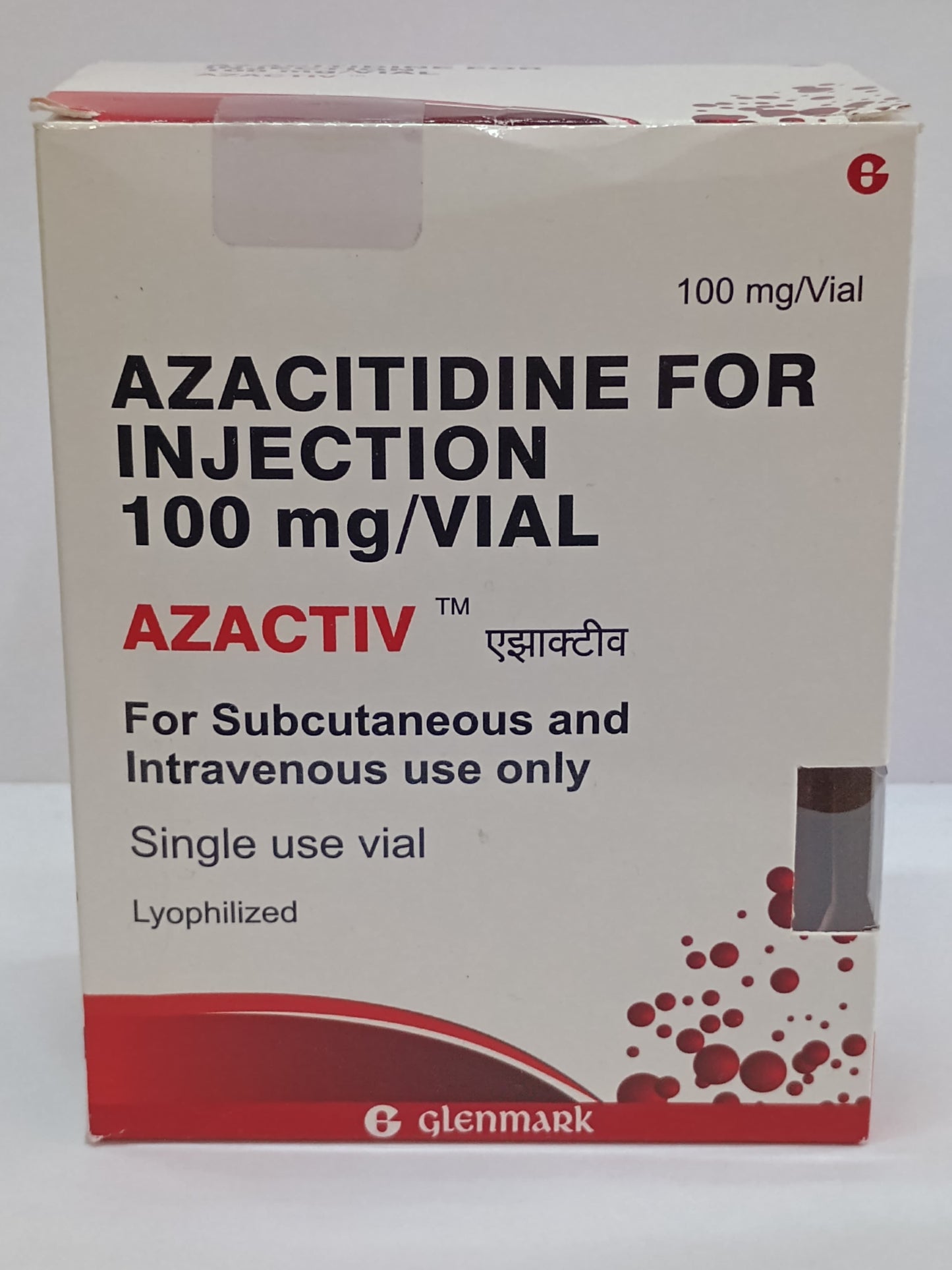 AZACITIDINA  AZACTIV 100MG INYECT