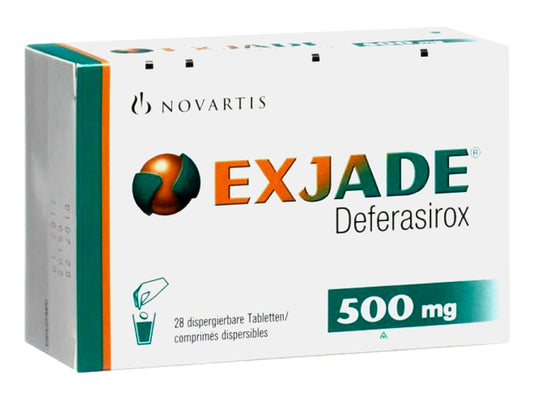 Exjade 28 tabs 500mg