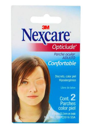 Parche Ocular adulto Opticlude 3M Nexcare 2 piezas