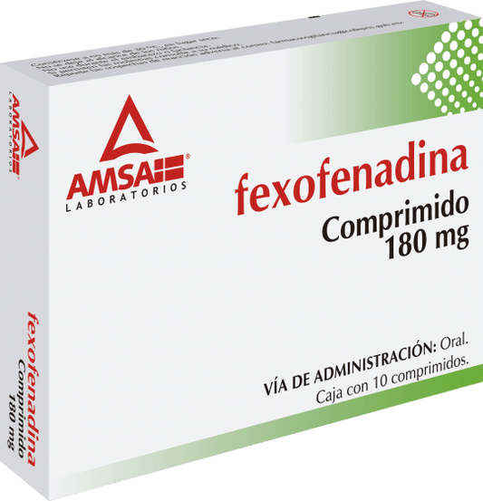 FEXOFENADINA 10 COMP 180 MG