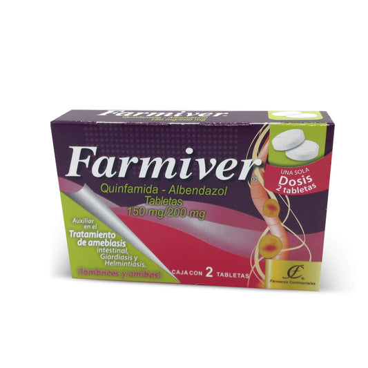 FARMIVER 2 TAB 200/150 MG