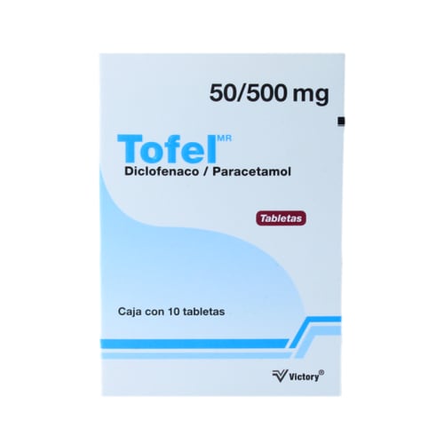 TOFEL 10 TAB 50/500 MG