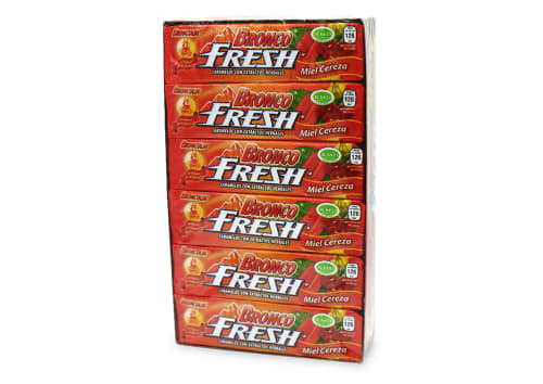 BRONCOFRESH MIEL-CEREZA 1 CJA/12 PZS