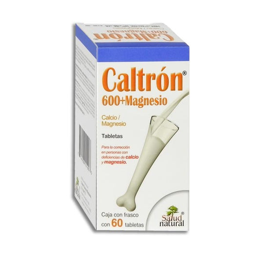 CALTRON 600+MAGNESIO 60 TAB 1500/100 MG