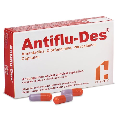 ANTIFLU DES 24 CAPS 1 CAJA 50/3/300 MG