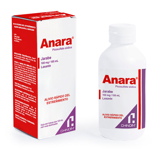 ANARA JARABE 1 FCO 125 ML