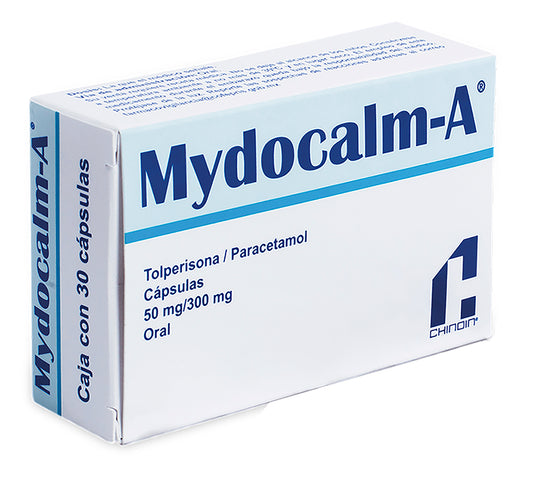 MYDOCALM A 30 CAPS 300 MG/50 MG