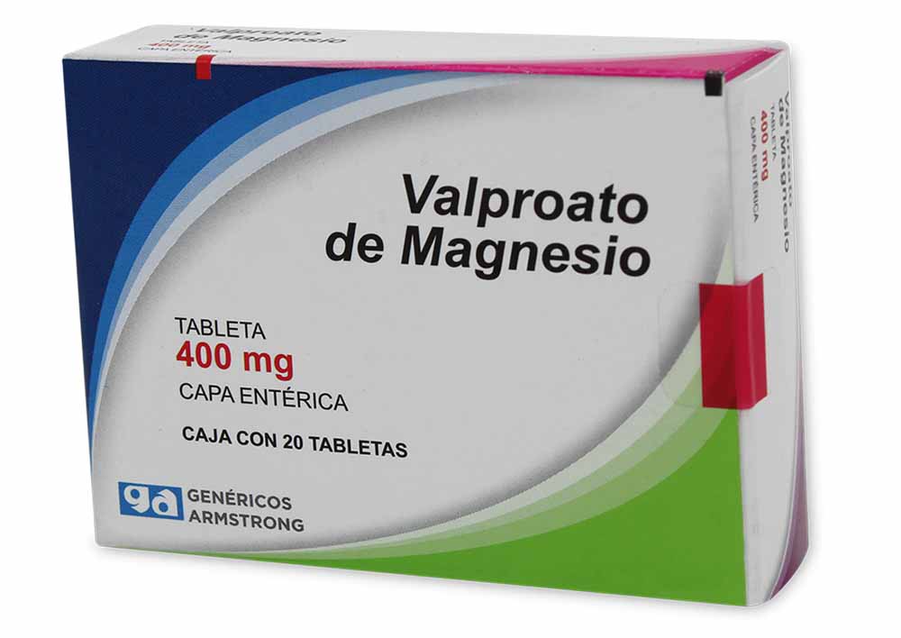 VALPROATO DE MAGNESIO 20 TAB 400 MG