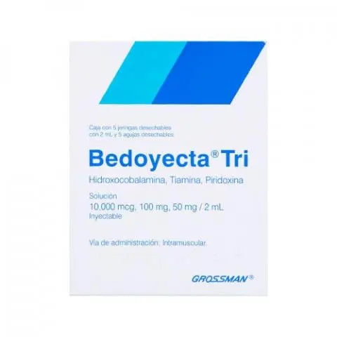 BEDOYECTA TRI 5 AMP 100/50 MG