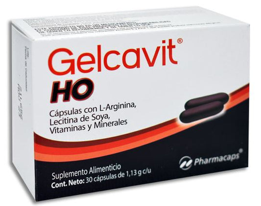 GELCAVIT HO 30 CAPS 100/1.5/1.7/2/0.4 MG