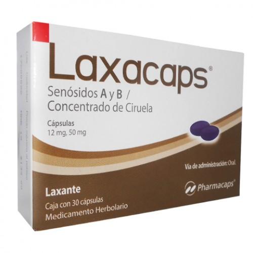 LAXACAPS 30 PERL 12/50 MG